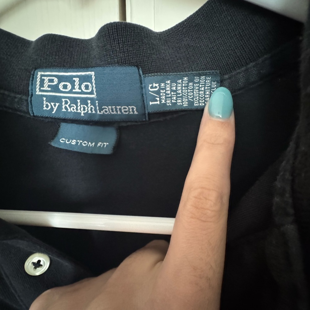 Ralph Lauren Black Polo Shirt for Men - Picture 5 of 5